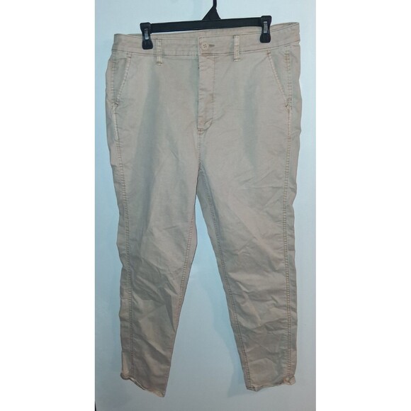 Old Navy Khaki Taper Pants Sz 14 - Picture 1 of 2